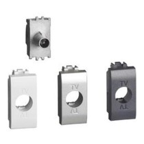 Presa TV maschio passante multicolore - serie BTicino Livinglight