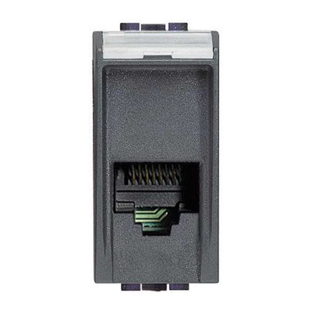 Presa telefonica RJ12 antracite - serie BTicino Livinglight