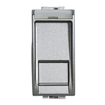 Presa lan RJ45 cat 5E antracite - serie BTicino Livinglight