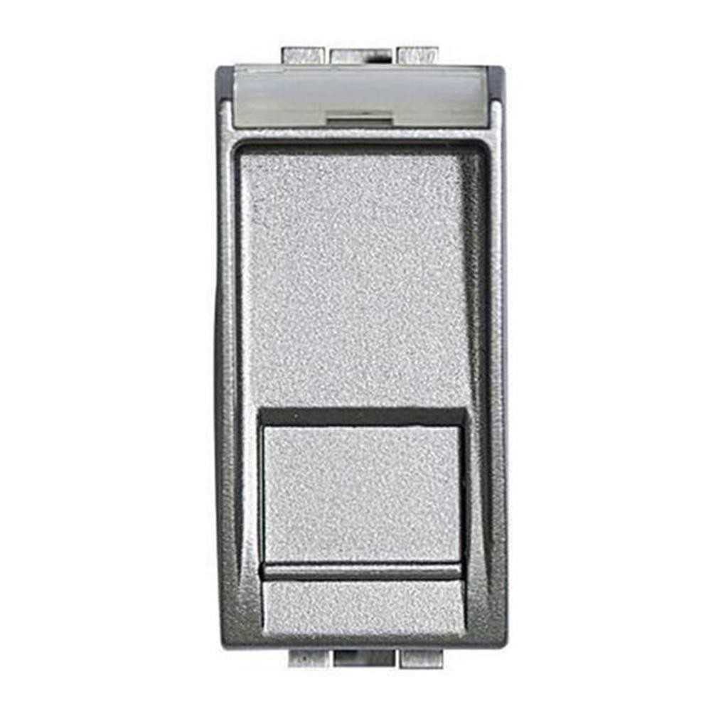 Presa lan RJ45 cat 5E antracite - serie BTicino Livinglight