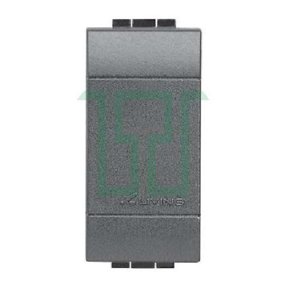 Falso polo 1 modulo antracite - serie BTicino Livinglight