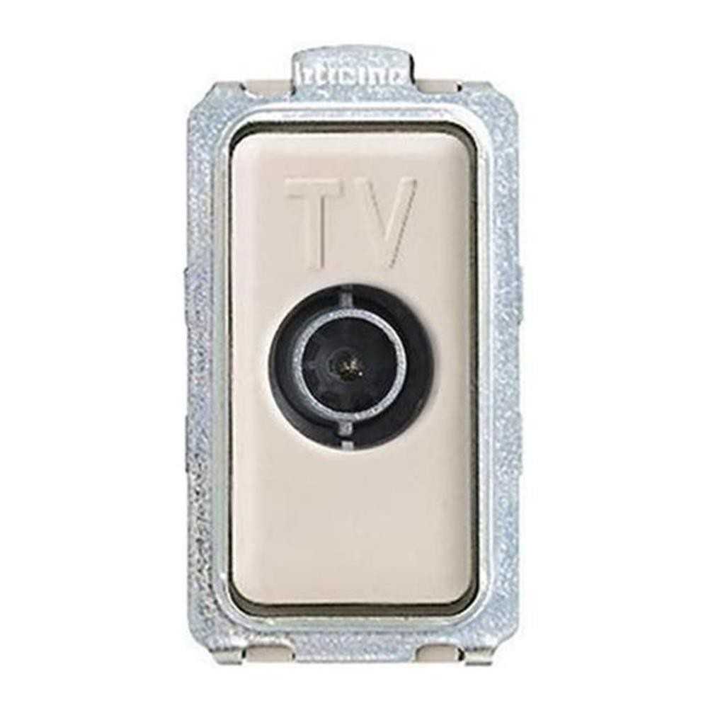 Presa TV maschio derivata bianco - serie Bticino Magic