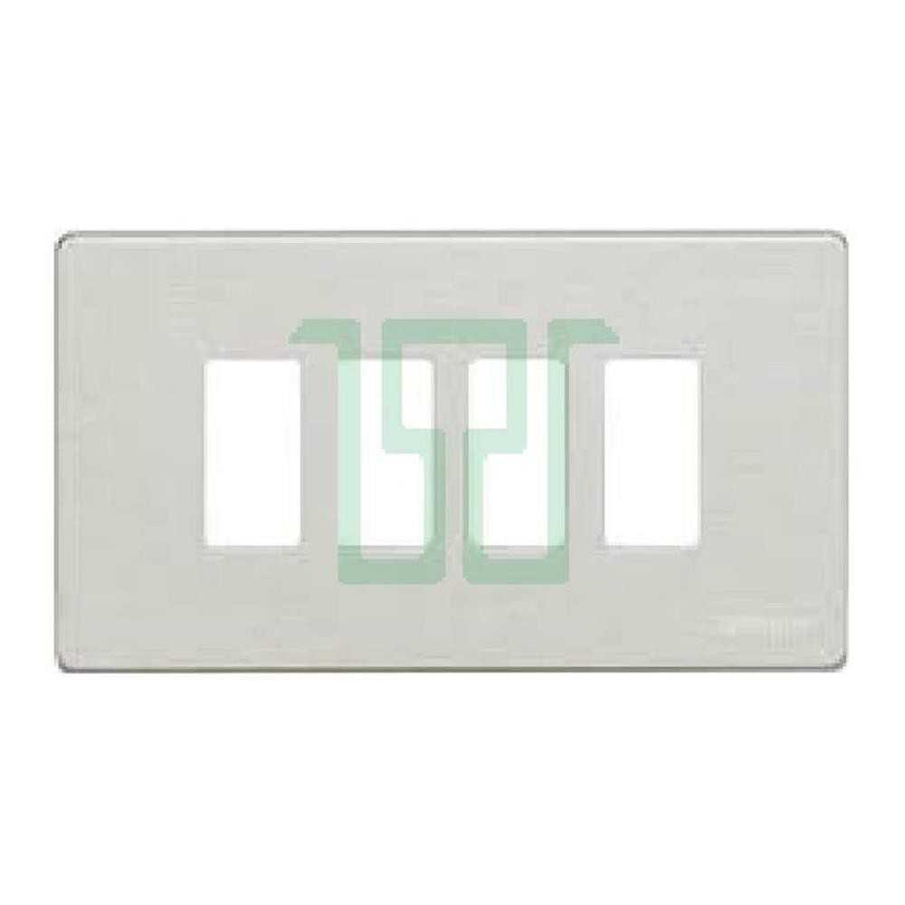 Placca 4 moduli oxidal - serie Bticino Magic