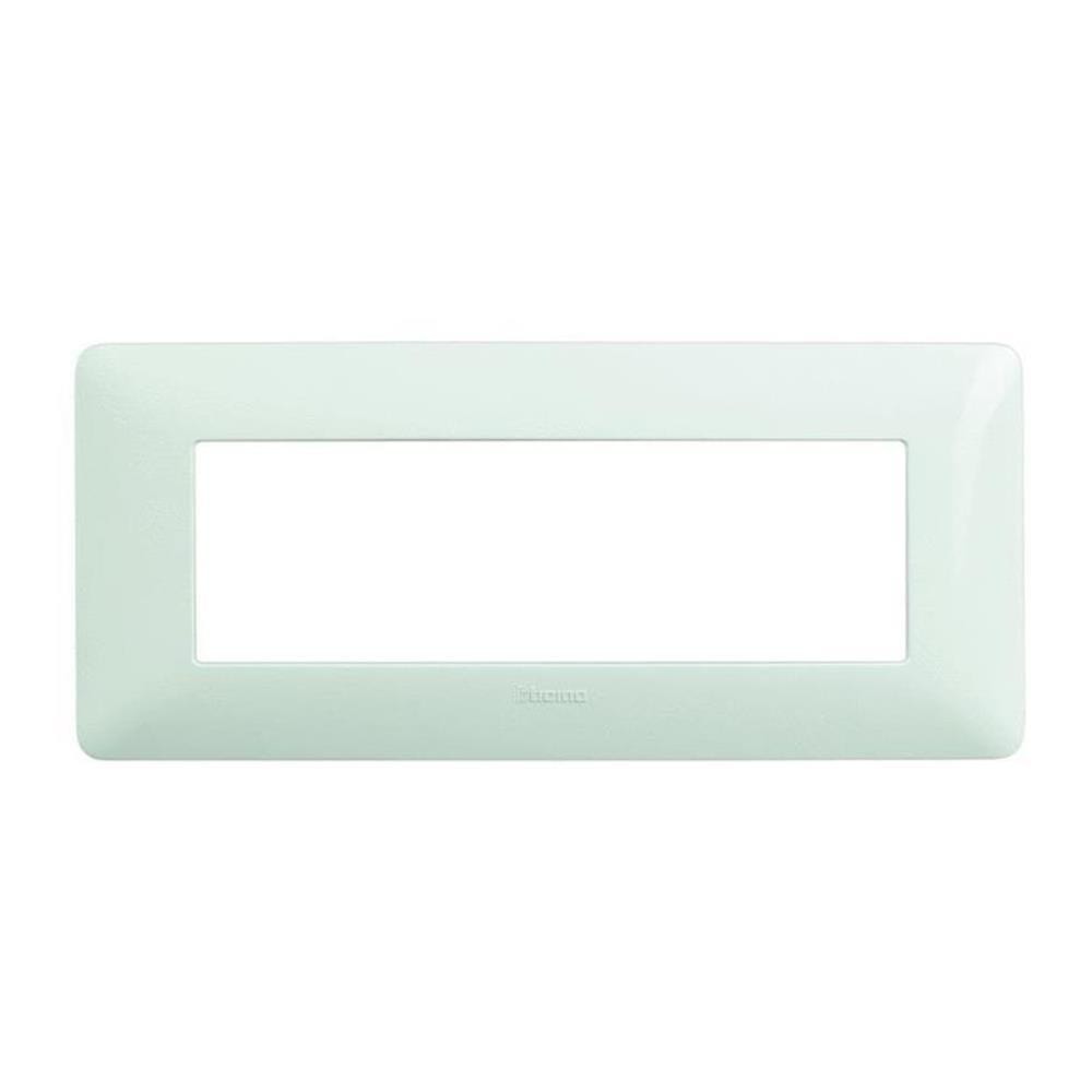 Placca 6 moduli bianco - serie BTicino Matix