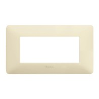 Placca 4 moduli avorio -...