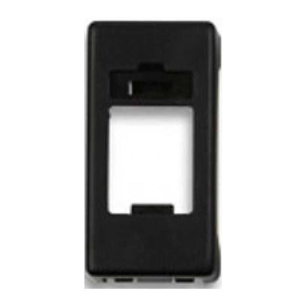 Adattatore frutti Keystone nero - serie Gewiss S45