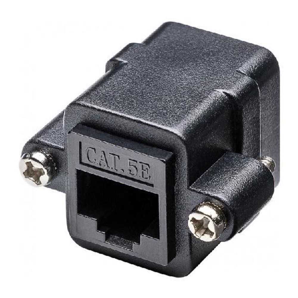 Frutto cart5e utp da pannello nero