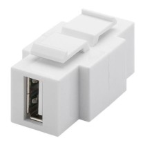 Frutto keystone USB femmina femmina bianco