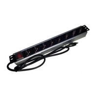 Multipresa rack 19 nero con...