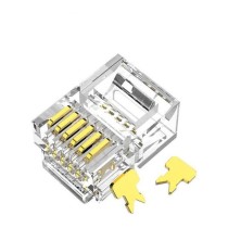 Plug telefonico 6p6c