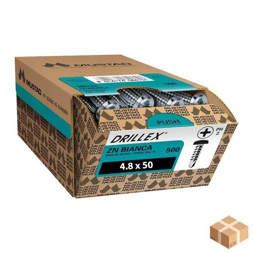 Vite autoperforante testa cilidrica PH 4.8x50 - Confezione 200 pezzi