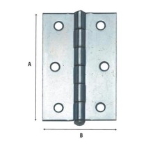 Cerniera acciaio zincato 100x70