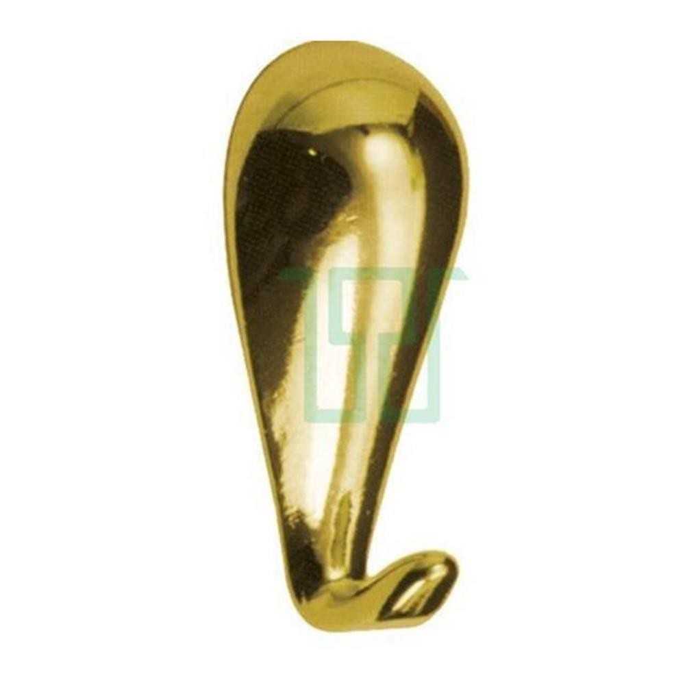 Gancio goccia grande dorato pz 5
