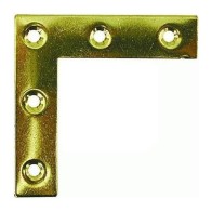 Angolo rinforzo 6x6 cm ottone