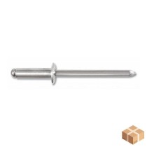 Rivetto in alluminio a strappo 4.8x16 - confezione 500pz