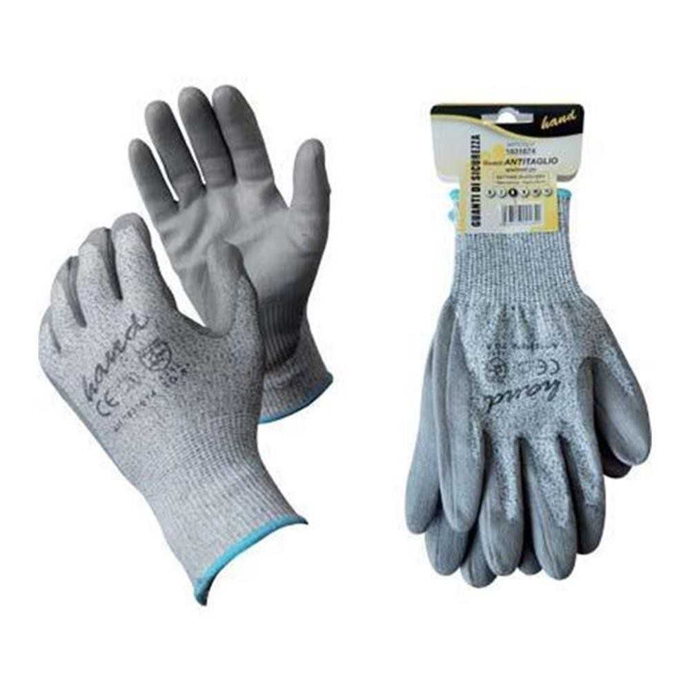 Guanto grigio antitaglio taglia 09 - hand