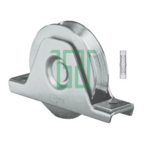 Ruota cancello supporto gola v mm 140