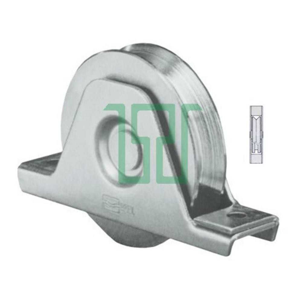 Ruota cancello supporto gola v mm 120