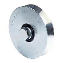 Ruota cancello gola a v mm 120