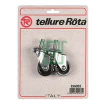 Ruota 60 con perno 2 pz