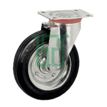 Ruota 100x30 piastra girevole