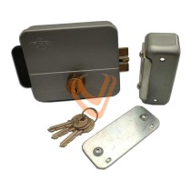 Elettroserratura applicare 50-70 doppio cilindro fisso entrata e mano regolabile - nuova feb