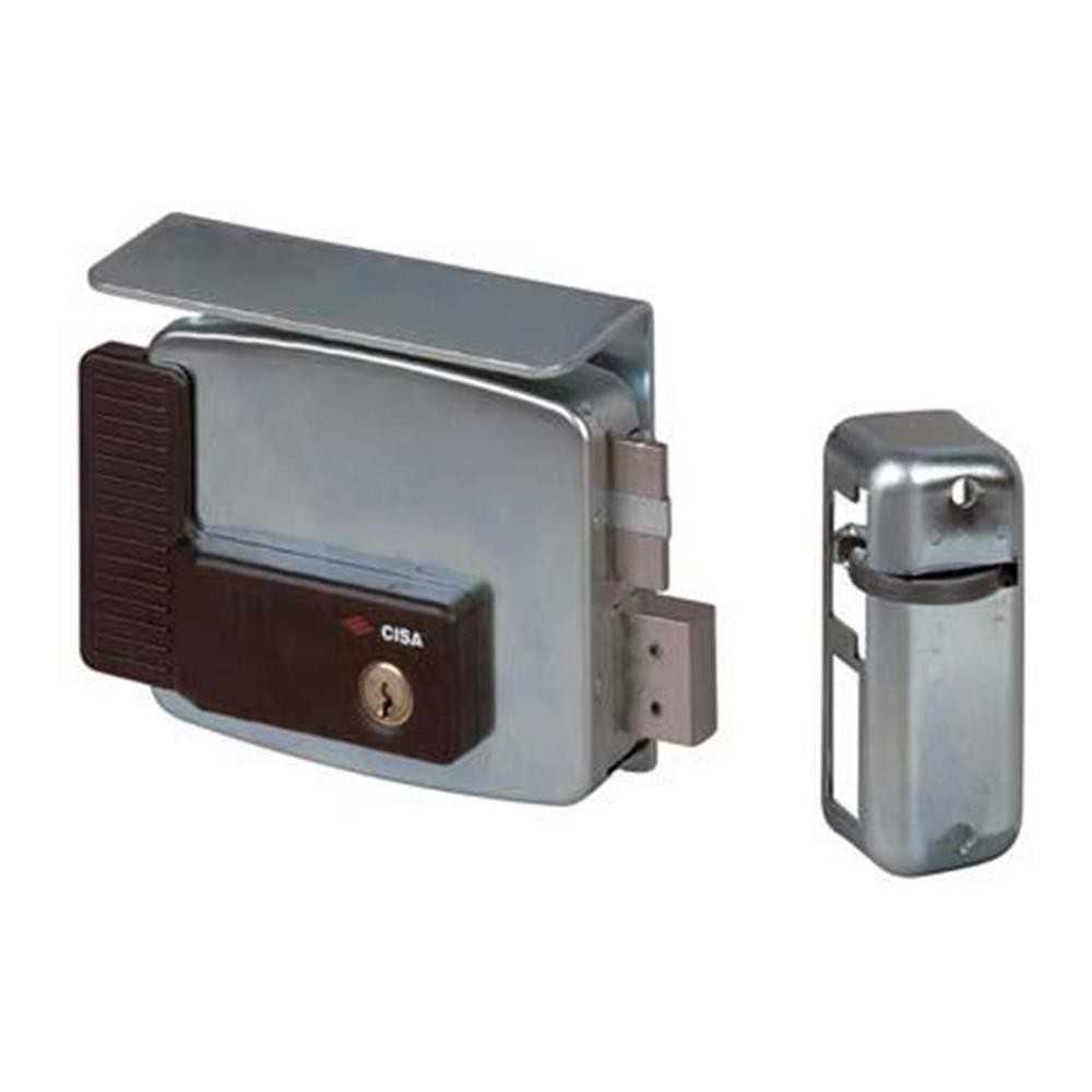 Elettroserratura applicare 50 sx doppio cilindro fisso 2 mandate - cisa