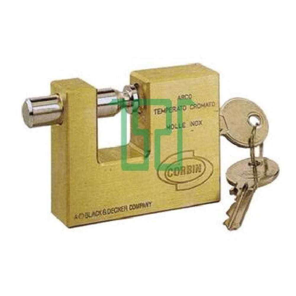 Lucchetto serranda 50 corbin ottone