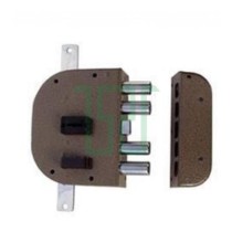 Serratura applicare pompa cr sx con scrocco 60mm