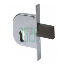 Serratura infilare 50 cisa cancello scrocco mandata