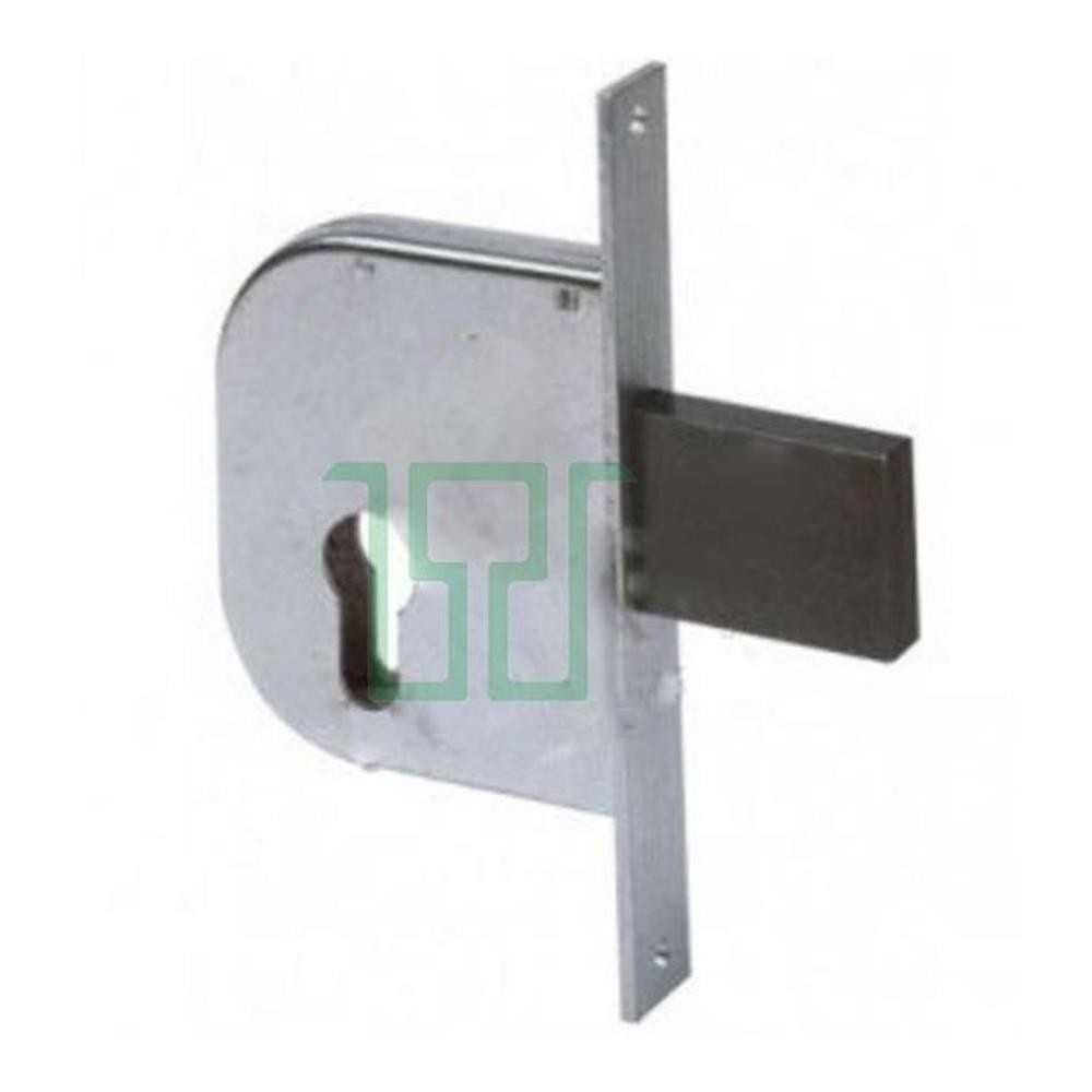 Serratura infilare 50 cisa cancello scrocco mandata