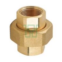 Bocchettone ottone giallo FF 1/2 sede conica - Fig 340