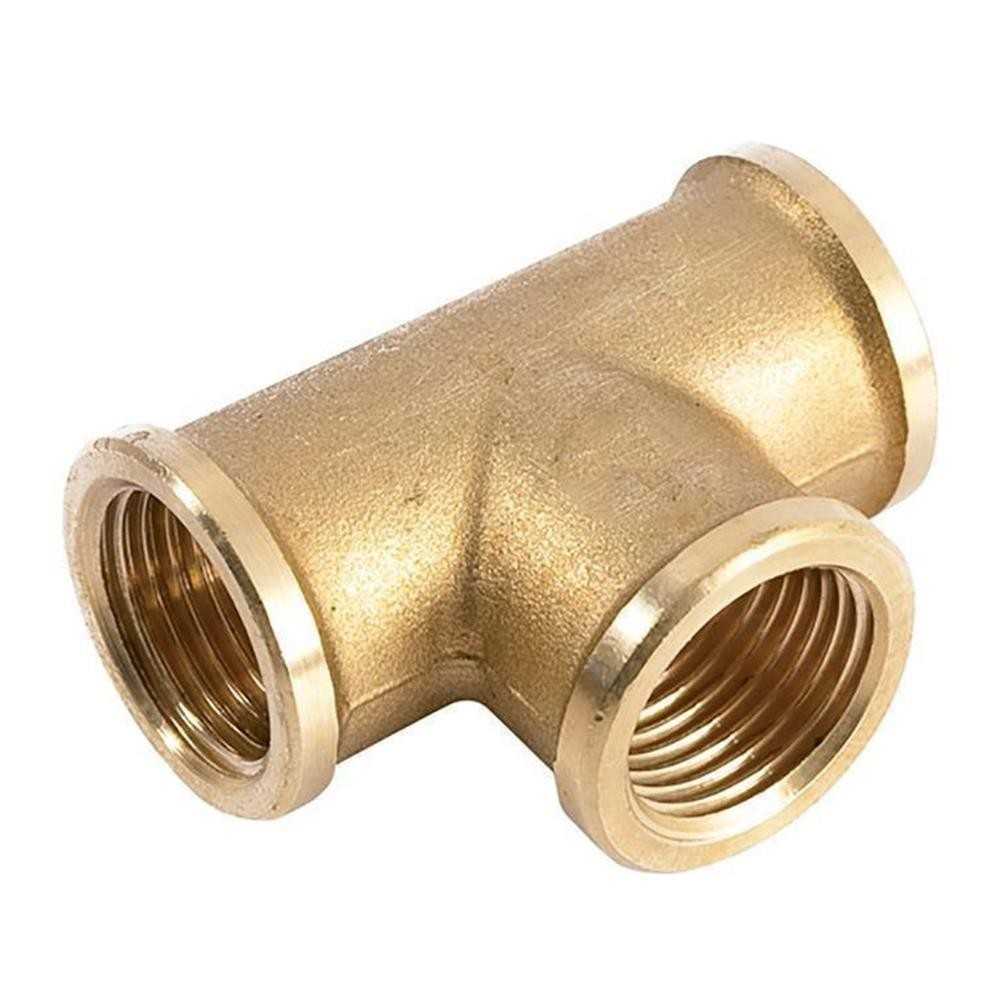 Raccordo a tee in ottone giallo F1.1/4 - Fig.130