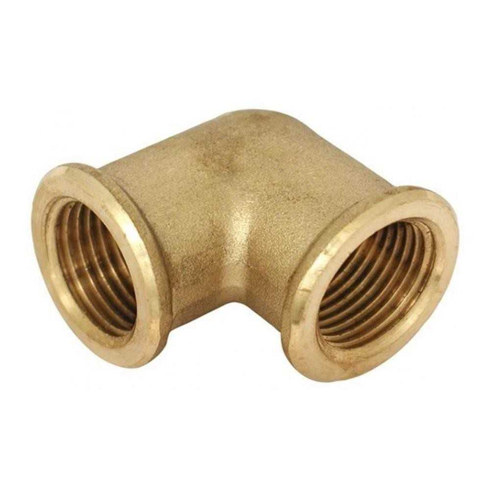 Gomito in ottone giallo F1.1/2 - Fig. 90