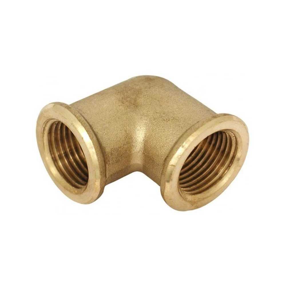 Gomito in ottone giallo F1.1/4 - Fig. 90