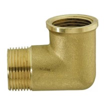 Gomito in ottone giallo MF1/4 - Fig. 92