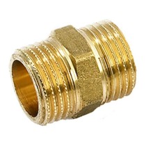 Nipplo in ottone giallo corto M1 Fig.280