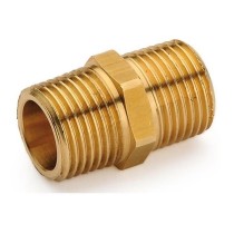 Nipplo in ottone giallo lungo M3/4 Fig.280