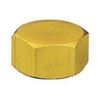 Tappo in ottone giallo esagonale F1.1/4 Fig.300