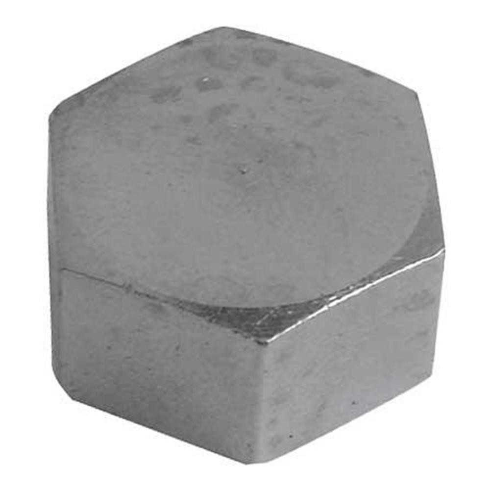 Tappo in ottone cromato esagonale F1/2 Fig.300