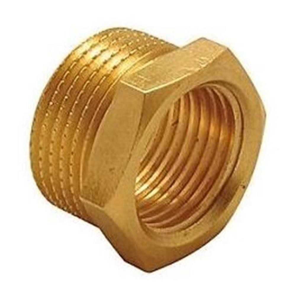 Riduzione in ottone giallo M1xF1/2 Fig 241