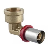 Gomito per tubo multistrato 26xF3/4 pressare