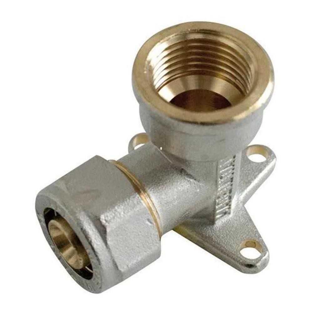 Gomito per tubo multistrato flangia 20xF1/2 stringere