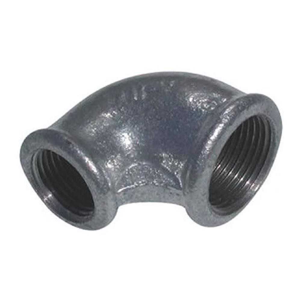 Gomito in ghisa nera ridotto F3/8XF1/2 - Fig 90R