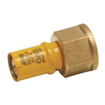 Raccordo dritto per tubo multistrato 20xF1/2 pressare gas - Ape