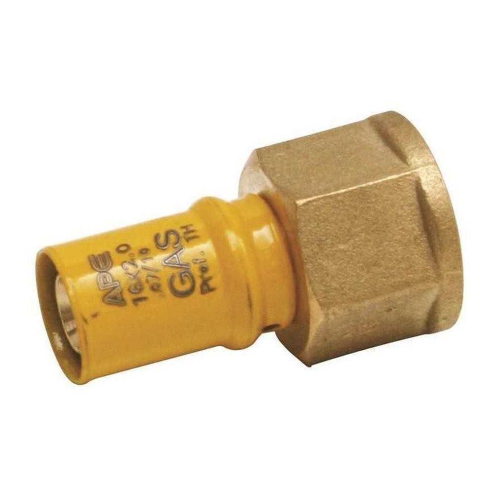 Raccordo dritto per tubo multistrato 20xF1/2 pressare gas - Ape