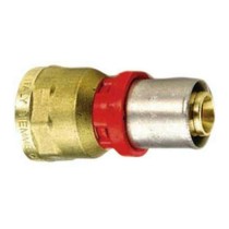 Raccordo dritto per tubo multistrato 20xF3/4 pressare