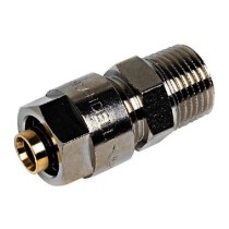 Raccordo dritto per tubo multistrato 16xM1/2 stringere prandelli