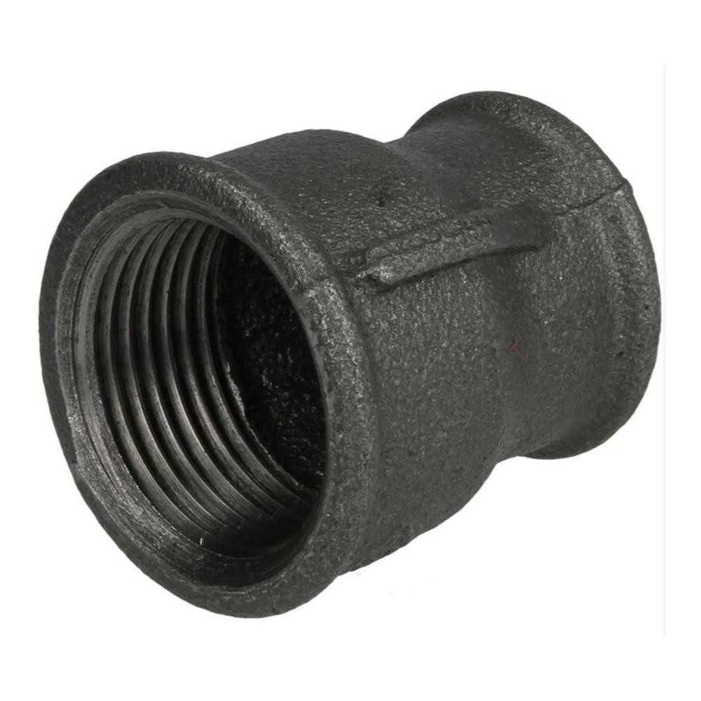 Manicotto in ghisa nera ridotto ff 1/2x3/8 - FIG 240