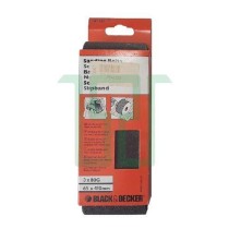 Nastro grana 100 carta abrasiva per levigatrice Black Decker - 3 pezzi
